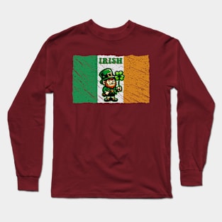 Ireland Flag Irish St Patricks Day Long Sleeve T-Shirt